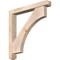 Ekena Millwork Westlake Craftsman Smooth Bracket w/ Offset Brace, Douglas Fir, 5 1/2"W x 40"D x 40"H BKT0604X40X40WTL04SDF - alternate 1